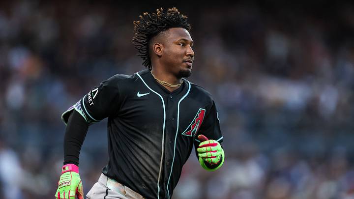 Jul 6, 2026; San Diego, California, USA; Arizona Diamondbacks shortstop Geraldo Perdomo (2) hits a solo home run in the fourth inning against the San Diego Padres at Petco Park. Mandatory Credit: Chadd Cady-Imagn Images Jul 6, 2026; San Diego, California, USA; Arizona Diamondbacks shortstop Geraldo Perdomo (2) hits a solo home run in the fourth inning against the San Diego Padres at Petco Park. Mandatory Credit: Chadd Cady-Imagn Images