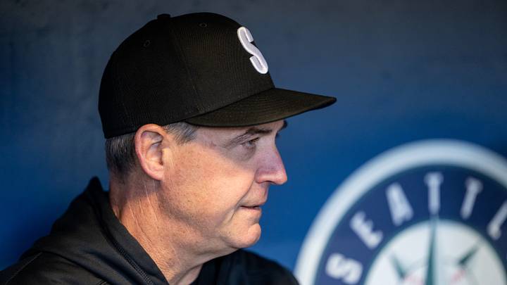 Sep 27, 2026; Seattle, Washington, USA; Seattle Mariners manager Dan Wilson answers reporters' questions before a game against the Los Angeles Angels at T-Mobile Park. Mandatory Credit: Stephen Brashear-Imagn Images Sep 27, 2026; Seattle, Washington, USA; Seattle Mariners manager Dan Wilson answers reporters' questions before a game against the Los Angeles Angels at T-Mobile Park. Mandatory Credit: Stephen Brashear-Imagn Images