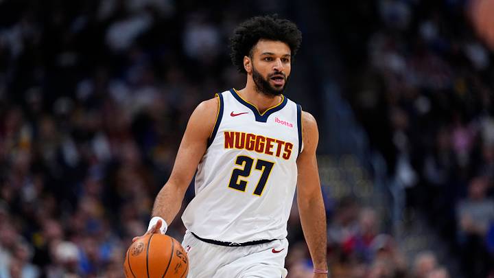 Jan 29, 2026; Denver, Colorado, USA; Denver Nuggets guard Jamal Murray (27) controls the ball in first quarter against the Brooklyn Nets at Ball Arena. Mandatory Credit: Ron Chenoy-Imagn Images Jan 29, 2026; Denver, Colorado, USA; Denver Nuggets guard Jamal Murray (27) controls the ball in first quarter against the Brooklyn Nets at Ball Arena. Mandatory Credit: Ron Chenoy-Imagn Images