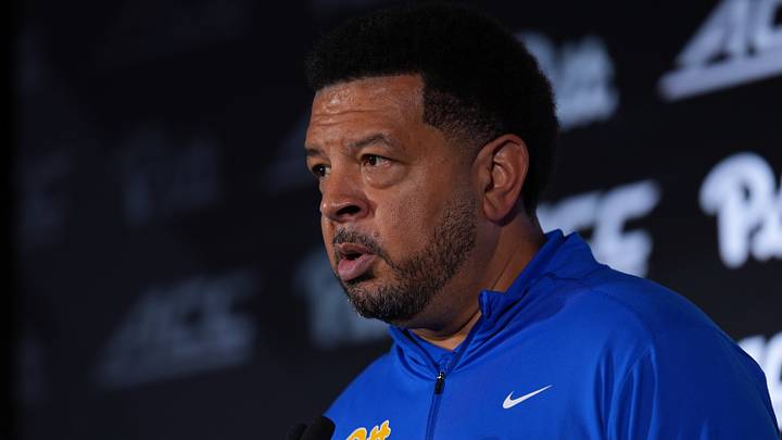 Oct 7, 2026; Charlotte, NC, USA; Pittsburgh Panthers head coach Jeff Capel answers questions from the media during the ACC Tip-Off in Charlotte, NC. Mandatory Credit: Jim Dedmon-Imagn Images Oct 7, 2026; Charlotte, NC, USA; Pittsburgh Panthers head coach Jeff Capel answers questions from the media during the ACC Tip-Off in Charlotte, NC. Mandatory Credit: Jim Dedmon-Imagn Images