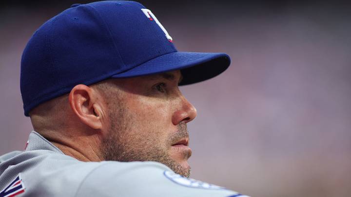 Texas Rangers manager Skip Schumaker. Texas Rangers manager Skip Schumaker.