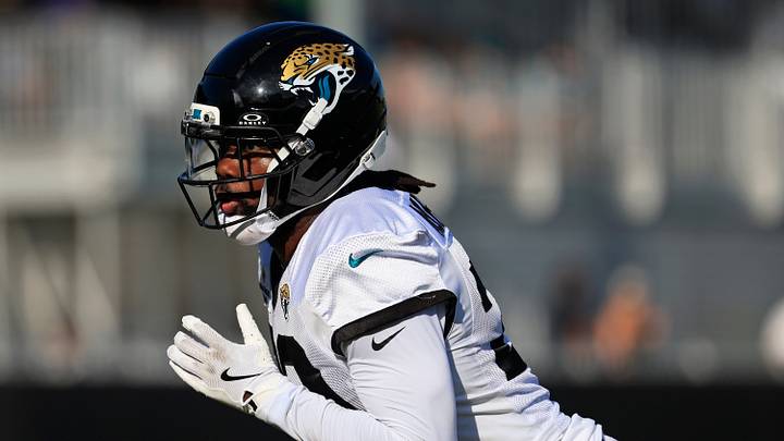 Jacksonville Jaguars saftey Eric Murray (29) runs during an NFL training camp session at the Miller Electric Center, Sunday, Aug. 3, 2025, in Jacksonville, Fla. [Corey Perrine/Florida Times-Union]