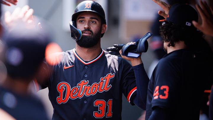 The Detroit Tigers and left fielder Riley Greene are making a playoff push. The Detroit Tigers and left fielder Riley Greene are making a playoff push.
