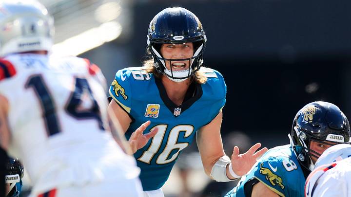 Trevor Lawrence and the Jaguars are underdogs in Cincinnati. Trevor Lawrence and the Jaguars are underdogs in Cincinnati.