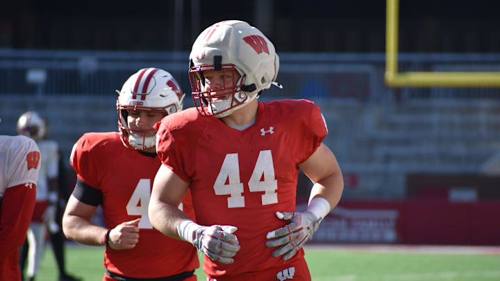 Wisconsin LB Cooper Catalano.