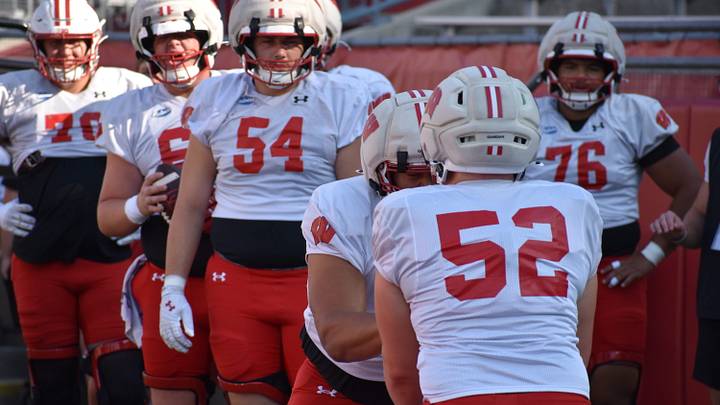 Wisconsin OL Hardy Watts. Wisconsin OL Hardy Watts.