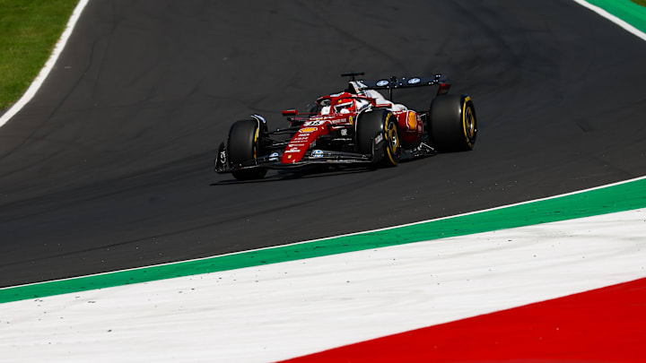 Charles Leclerc, Ferrari, during qualifying for the 2025 Formula 1 Italian Grand Prix at Autodromo Nazionale Monza, Monza.
