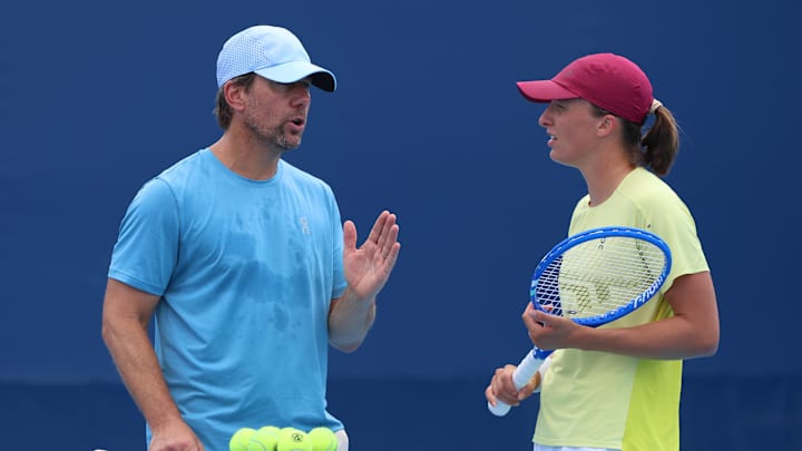 Wim Fissette has worked with Iga Swiatek for one complete season.