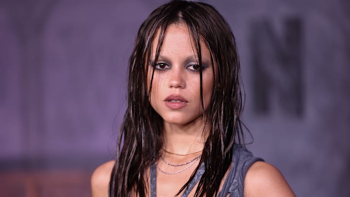 Jenna Ortega attends Netflix And Spotify Host "Wednesday" Graveyard Gala in New York City in August 2025.