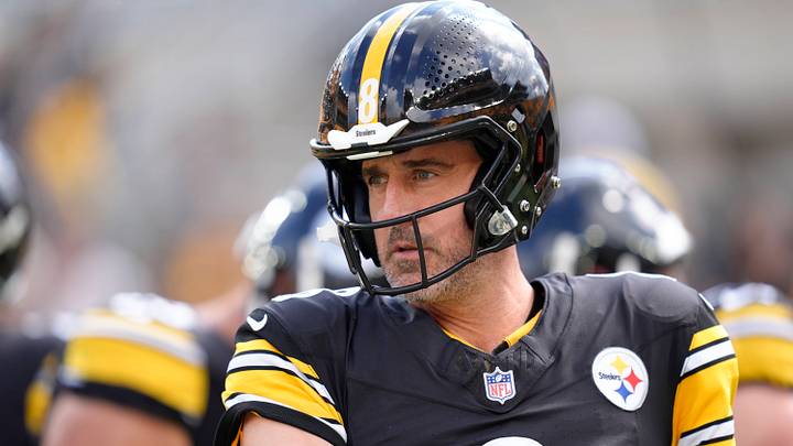Aaron Rodgers during the Pittsburgh Steelers' season opener. Aaron Rodgers during the Pittsburgh Steelers' season opener.