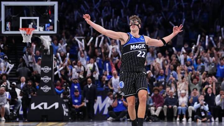 Franz Wagner delivered several big shots to help the Orlando Magic survive a scare from the Brooklyn Nets. Franz Wagner delivered several big shots to help the Orlando Magic survive a scare from the Brooklyn Nets.