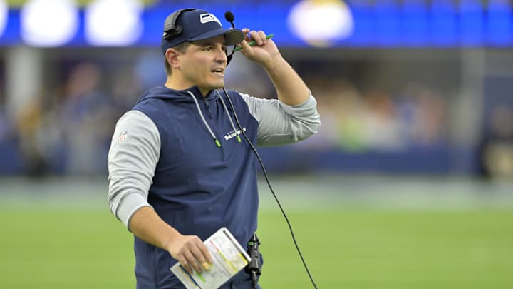 Seattle Seahawks head coach Mike Macdonald