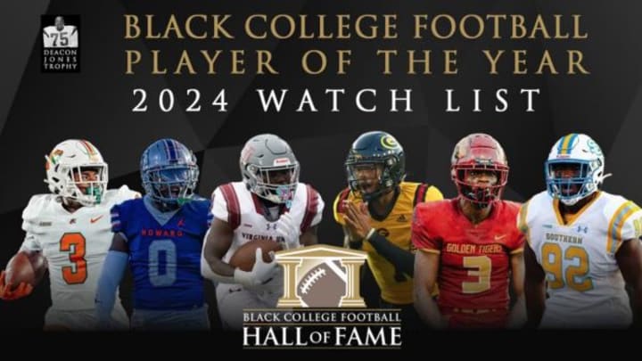 2024 Black College Football POY Watch List 2024 Black College Football POY Watch List