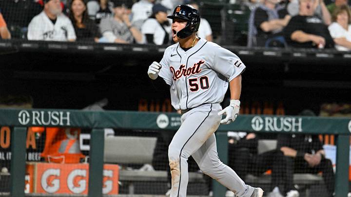 Detroit Tigers second baseman Hao-Yu Lee (50). Mandatory Credit: Matt Marton-Imagn Images Detroit Tigers second baseman Hao-Yu Lee (50). Mandatory Credit: Matt Marton-Imagn Images
