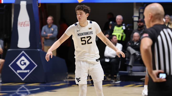 West Virginia University guard Treysen Eaglestaff