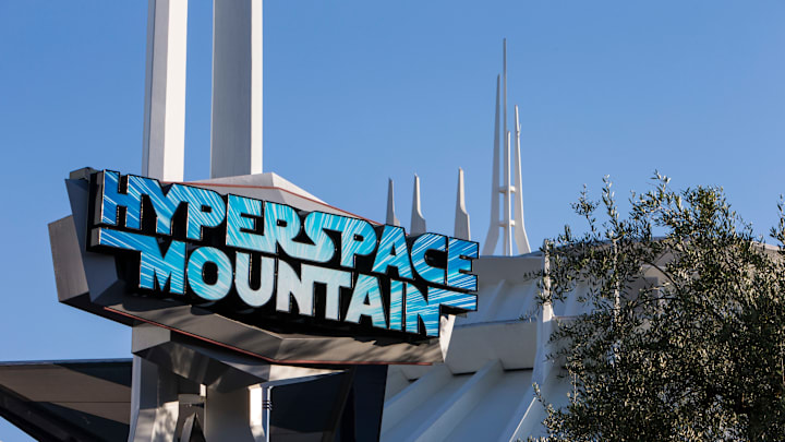 Hurtle through hyperspace with the return of Hyperspace Mountain, plus touch down in a faraway galaxy filled with epic encounters, exciting flavors and more during Star Wars Month, returning to Disneyland Resort in Anaheim, Calif. May 1 to June 4, 2023. (Disneyland Resort)