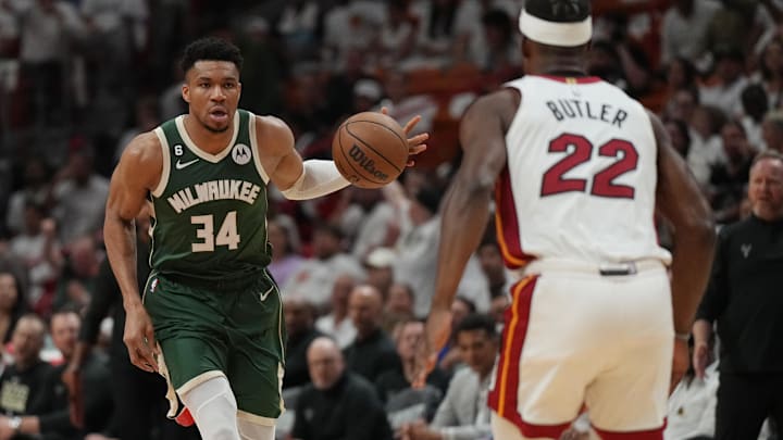 Milwaukee Bucks forward Giannis Antetokounmpo.