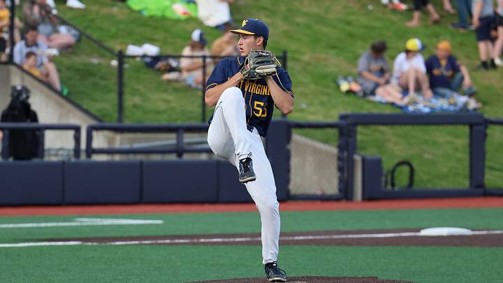 West Virginia University releiver Ben McDougal West Virginia University releiver Ben McDougal