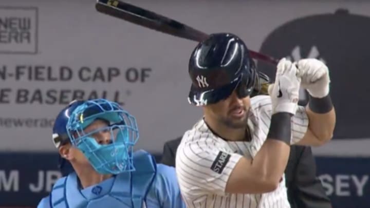 Dominguez's odd swing cleared the bases. 