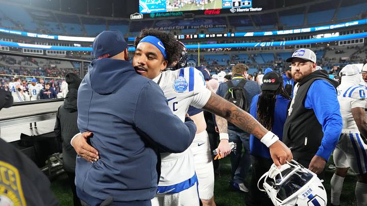Former Duke signal-caller Darian Mensah was chosen by Pate as the top QB in college football. (Bob Donnan-Imagn Images) Former Duke signal-caller Darian Mensah was chosen by Pate as the top QB in college football. (Bob Donnan-Imagn Images)