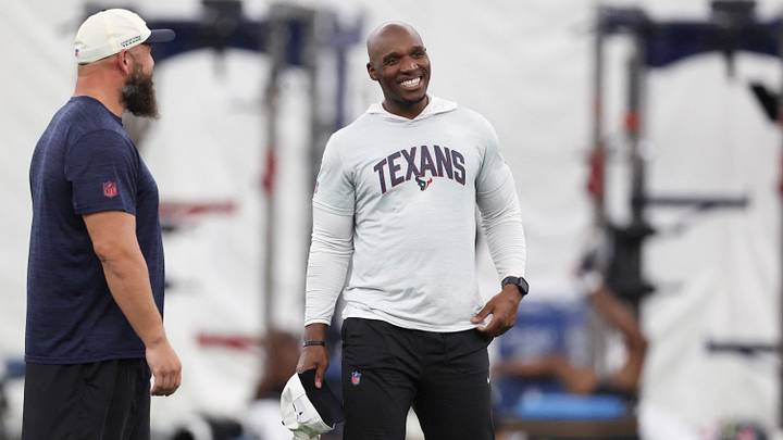 Jul 31, 2026; Houston, TX, USA; Houston Texans head coach DeMeco Ryans during training camp at Houston Methodist Training Center. Mandatory Credit: Troy Taormina-Imagn Images Jul 31, 2026; Houston, TX, USA; Houston Texans head coach DeMeco Ryans during training camp at Houston Methodist Training Center. Mandatory Credit: Troy Taormina-Imagn Images