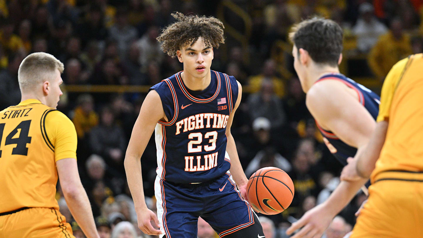 Social Media Reacts to Illinois Basketball's Narrow Win at Iowa