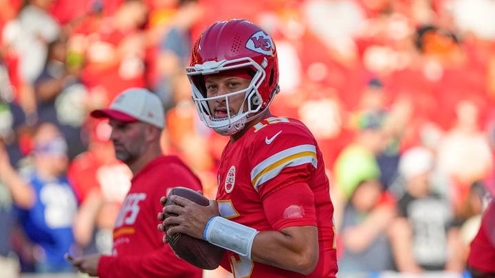Kansas City Chiefs quarterback Patrick Mahomes. Kansas City Chiefs quarterback Patrick Mahomes.
