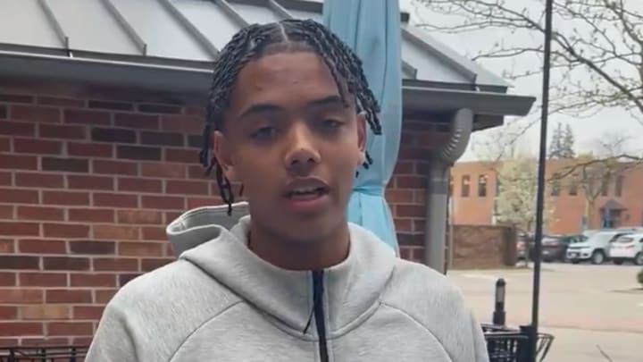 Trae Taylor is sorry after that infamous hat throw at his commitment ceremony.