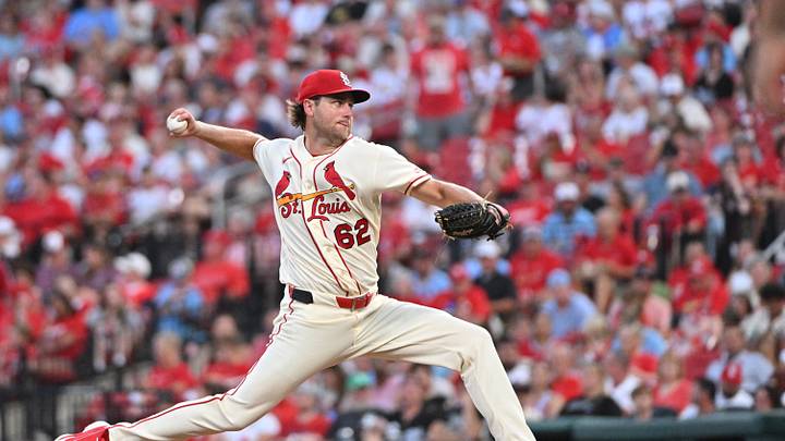 Sep 12, 2026; St. Louis, Missouri, USA; St. Louis Cardinals pitcher Kyle Leahy (62) delivers against the Chicago White Sox during the first inning at Busch Stadium. Mandatory Credit: Jeff Le-Imagn Images Sep 12, 2026; St. Louis, Missouri, USA; St. Louis Cardinals pitcher Kyle Leahy (62) delivers against the Chicago White Sox during the first inning at Busch Stadium. Mandatory Credit: Jeff Le-Imagn Images