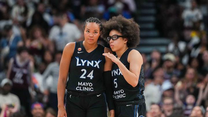 Minnesota Lynx guard Olivia Miles and Napheesa Collier