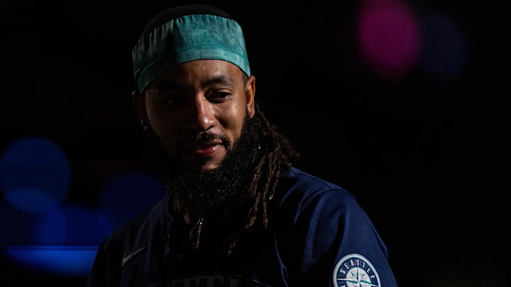 Seattle Mariners shortstop J.P. Crawford (3) is pictured during a game against the San Diego Padres at T-Mobile Park in 2024.