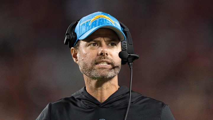 Los Angeles Chargers head coach Brandon Staley