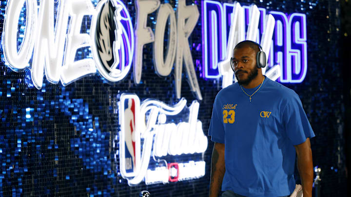 Jun 14, 2024; Dallas, Texas, USA; Boston Celtics forward Xavier Tillman (26) arrives before game four of the 2024 NBA Finals against the Dallas Mavericks at American Airlines Center. Mandatory Credit: Peter Casey-USA TODAY Sports Jun 14, 2024; Dallas, Texas, USA; Boston Celtics forward Xavier Tillman (26) arrives before game four of the 2024 NBA Finals against the Dallas Mavericks at American Airlines Center. Mandatory Credit: Peter Casey-USA TODAY Sports