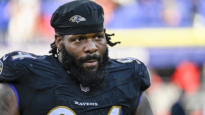 Baltimore Ravens defensive tackle John Jenkins