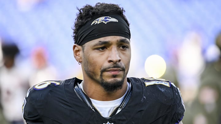 Baltimore Ravens wide receiver Tylan Wallace