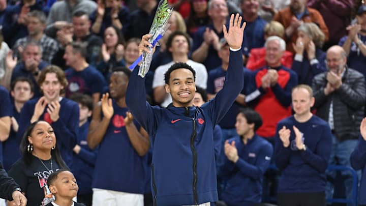 Gonzaga senior guard Nolan Hickman declared for the 2025 NBA Draft.