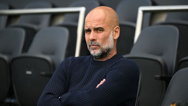 Pep Guardiola, entraîneur de Manchester City