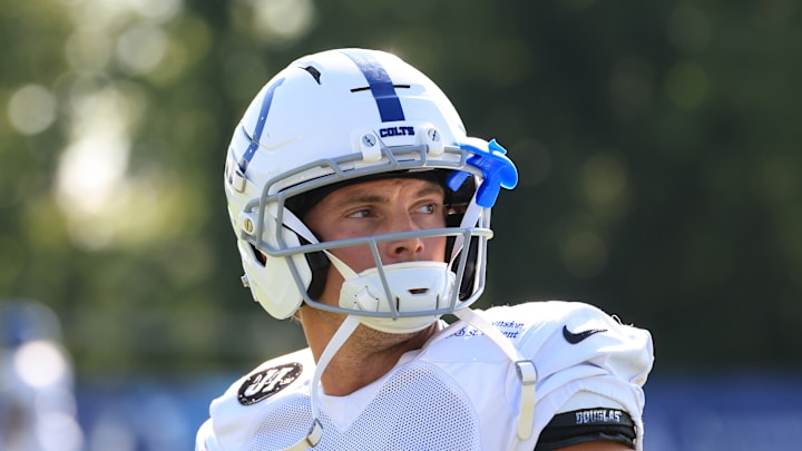 Alec Pierce of the Indianapolis Colts Training Camp