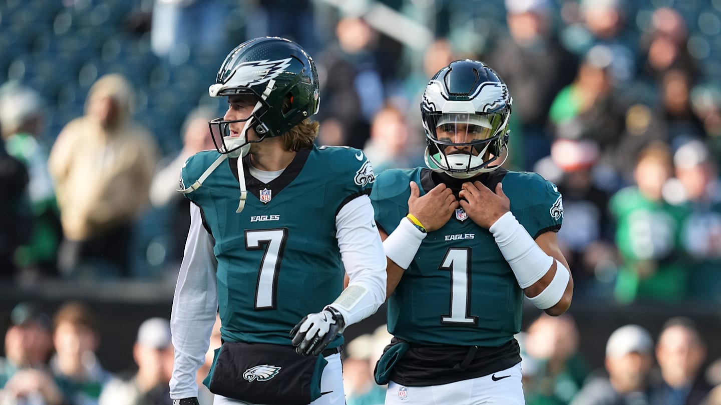 Eagles QB depth chart is littered with drama from Jalen Hurts injury to