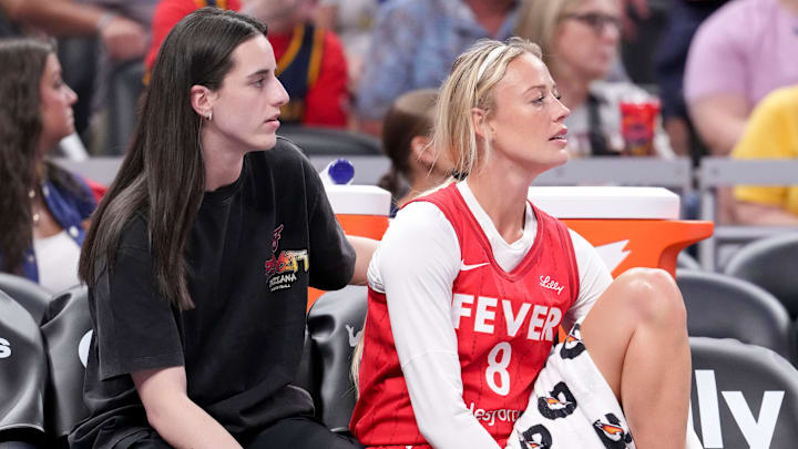 Caitlin Clark has been active on social media in the wake of Fever teammate Sophie Cunningham's season-ending injury.