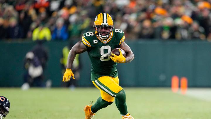 Green Bay Packers running back Josh Jacobs.