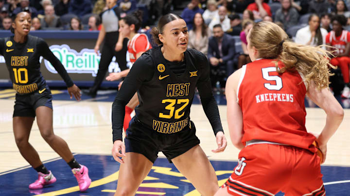 West Virginia University forward Kyah Watson 
