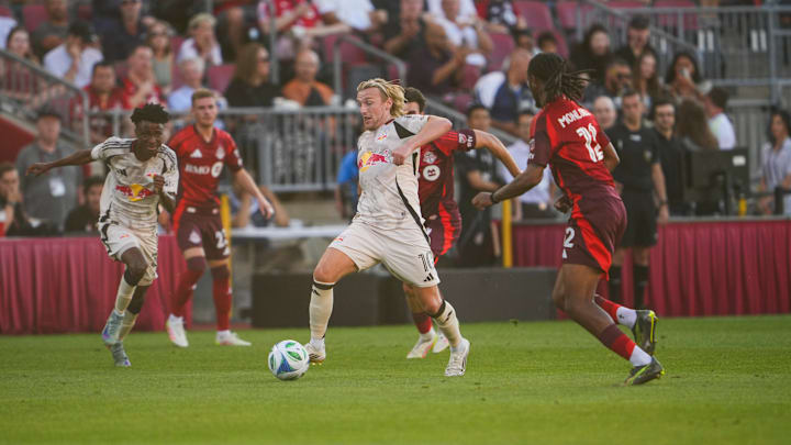 Zane Monlouis and Toronto FC Face Emil Forsberg and New York Red Bulls in Saturday afternoon.