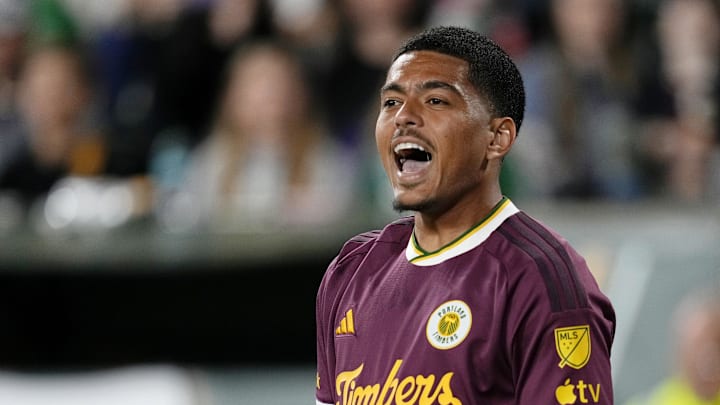 Oct 2, 2024; Portland, Oregon, USA; Portland Timbers midfielder Evander (10) shouts against Austin FC during the second half at Providence Park. Mandatory Credit: Soobum Im-Imagn Images Oct 2, 2024; Portland, Oregon, USA; Portland Timbers midfielder Evander (10) shouts against Austin FC during the second half at Providence Park. Mandatory Credit: Soobum Im-Imagn Images