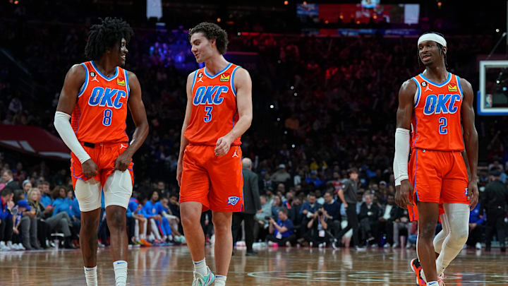Jalen Williams, Josh Giddey, Shai Gilgeous-Alexander, Oklahoma City Thunder