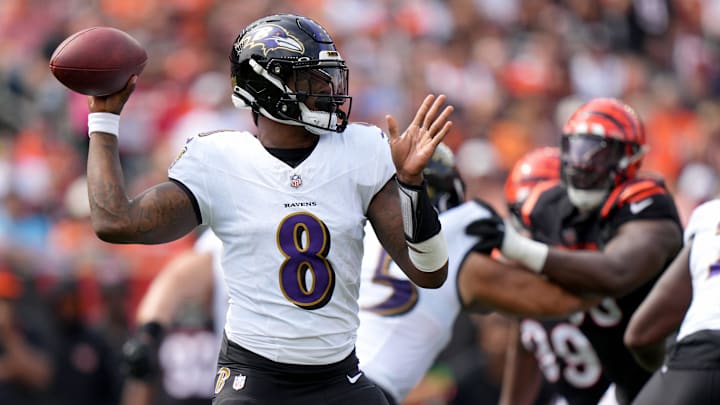 Baltimore Ravens quarterback Lamar Jackson.
