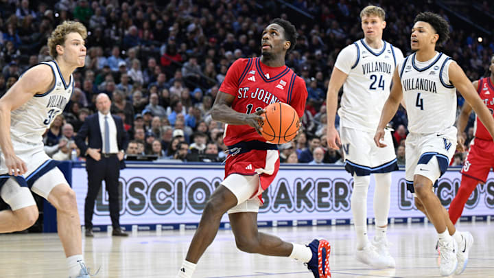 COLLEGE BASKETBALL: JAN 17 St. John's at Villanova; St. John's basketball guard Ian Jackson