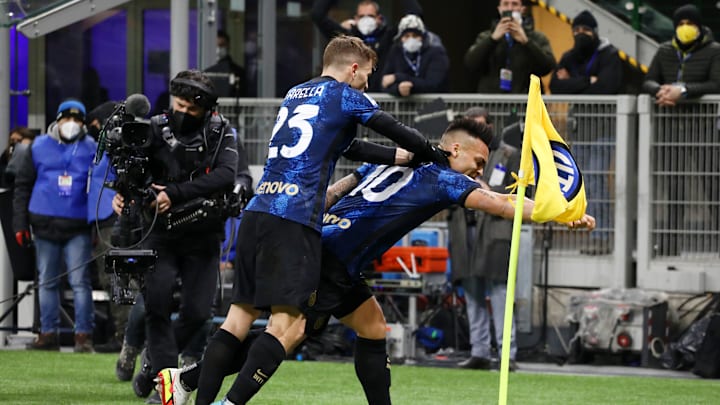 Lautaro Martinez e Nicolo Barella