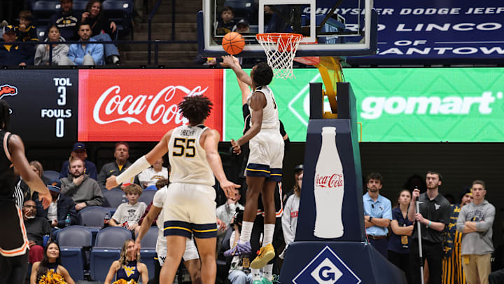 West Virginia University forward Brenen Lorient West Virginia University forward Brenen Lorient