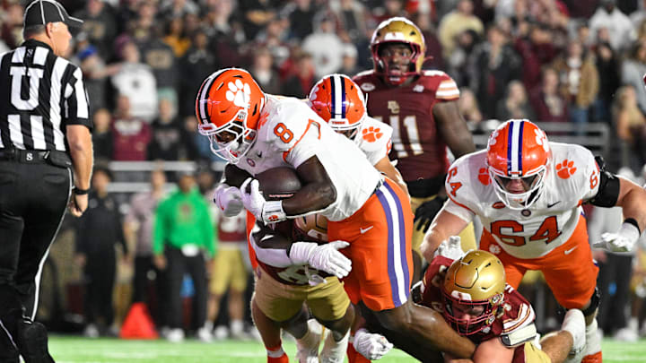 Clemson Tigers running back Adam Randall will look to get more production behind him in the running back room. 